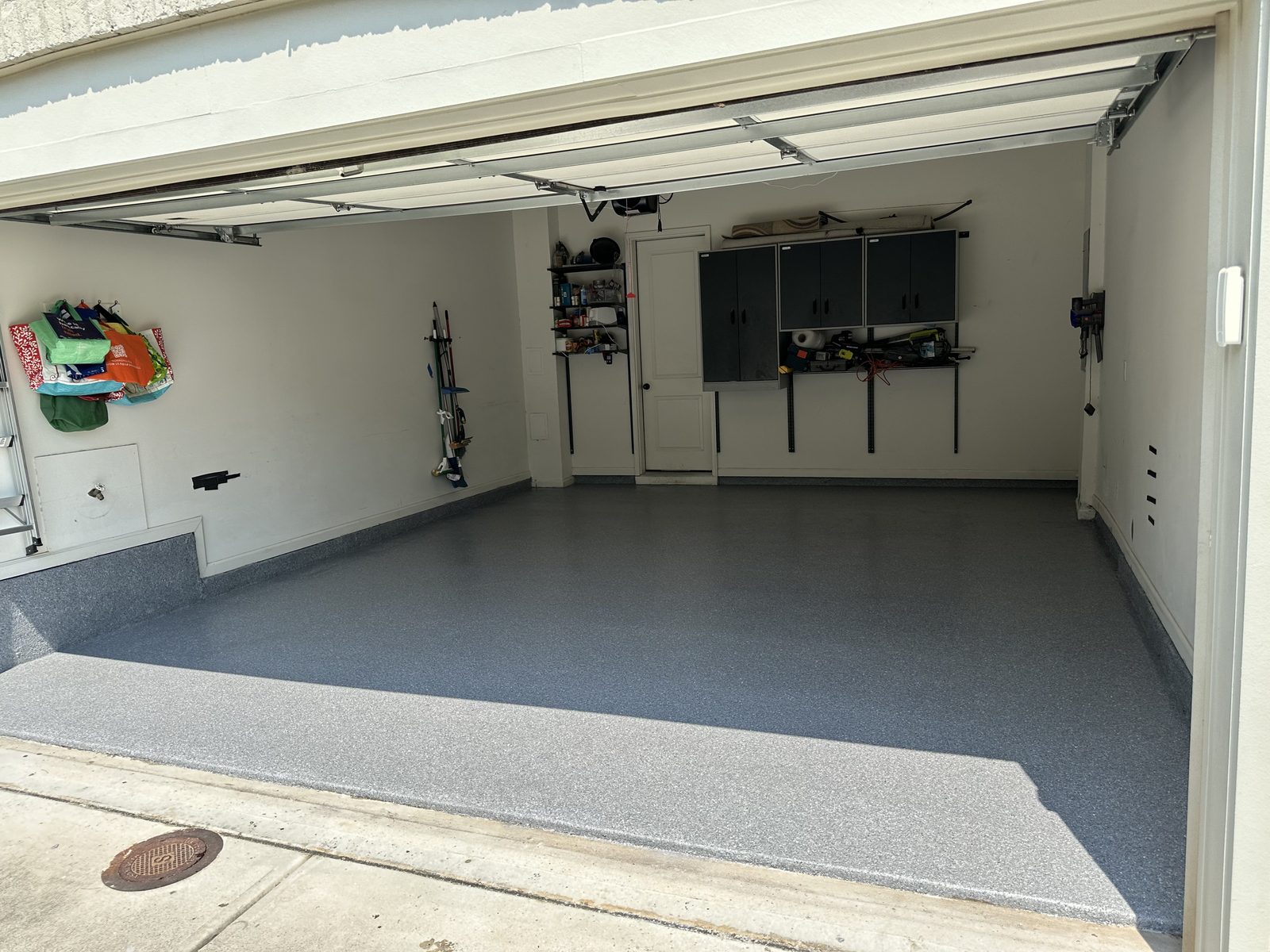 Garage · coated stem walls
