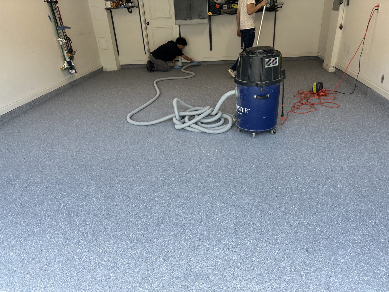 Scrape and vacuum