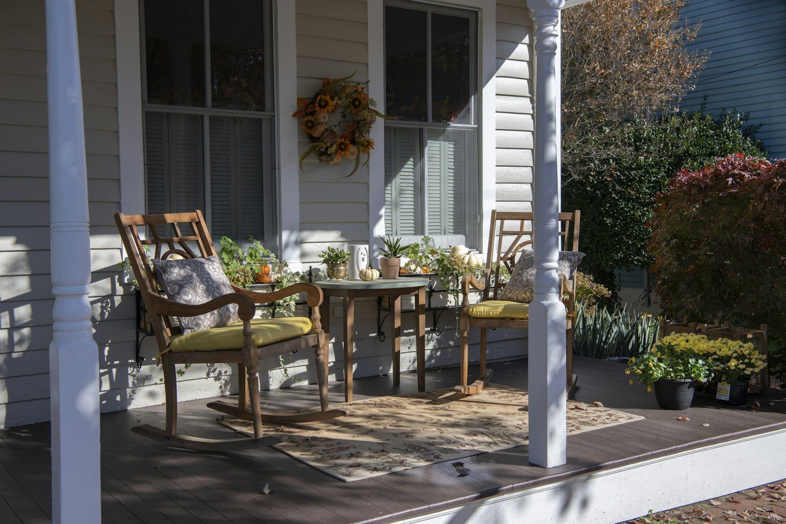Covered front porch