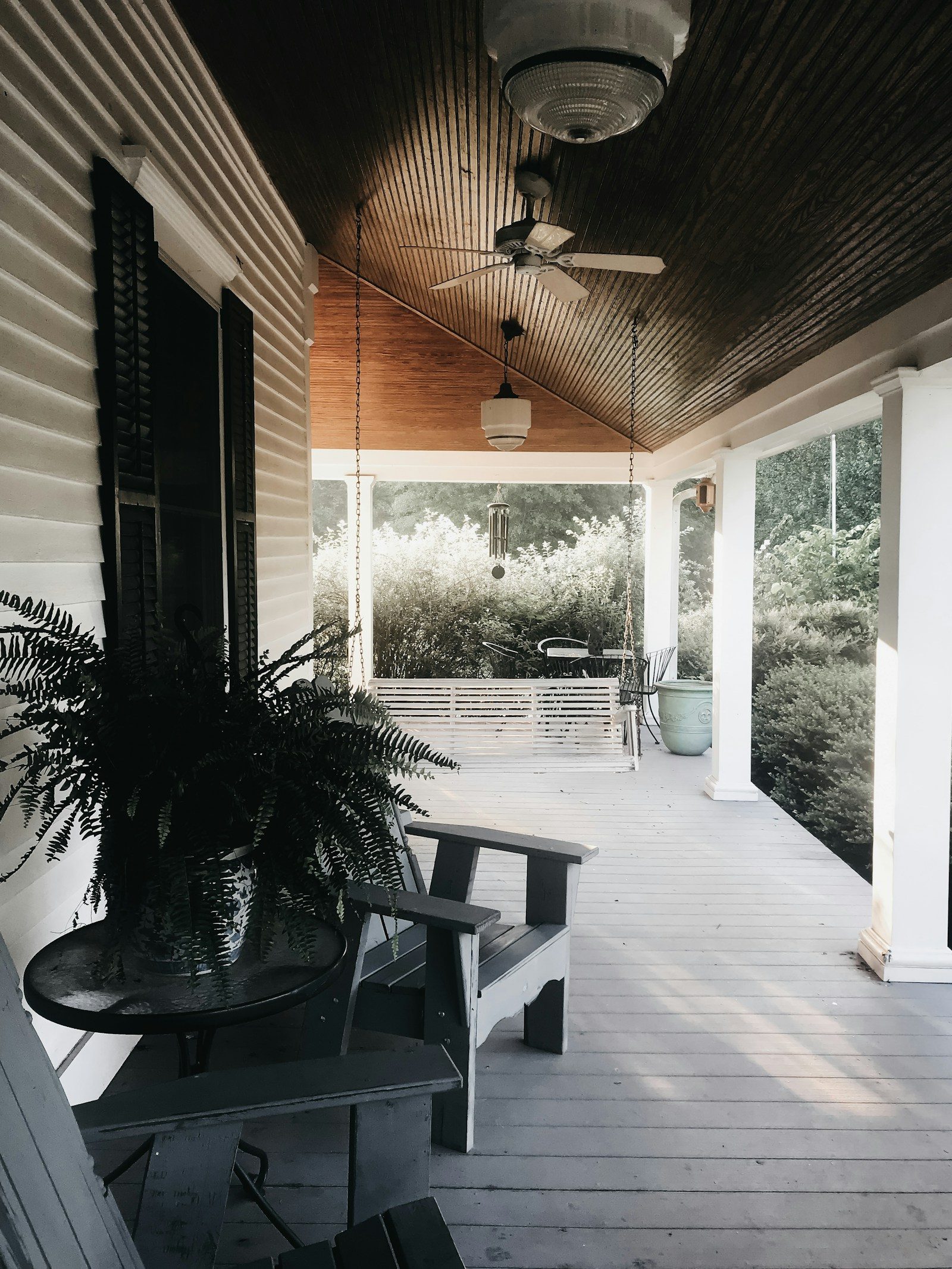 Porch and steps